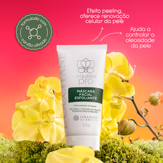 Máscara Facial Esfoliante Orquídea Pro 50g